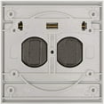 thumbnail image 3 of Leviton 4986-GY Plaque Murale Duplex 1-Gang, Surdimensionnée, Résistante aux Intempéries, Thermoplastique, Support de Dispositif, 3 of 4
