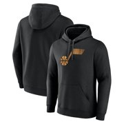 Men's Black Utah Jazz Hardwood Logo Pullover Hoodie