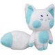 thumbnail image 2 of Peluche de zorro, relleno de zorro, tela de felpa premium y relleno de algodón PP, ideal para decoración del hogar y como regalo para niños (blanco y azul), 2 of 5