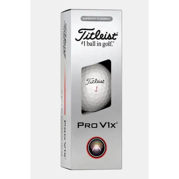 Pelotas de Golf Titleist Pro V1x Alineación Mejorada 2025