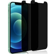 Hotpom Privacy Screen Protector for iPhone Xs Max - Anti-Spy, Easy Installation, Case-Friendly Tempered Glass, 2 Pack