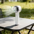 thumbnail image 5 of Rewenti High-Speed Portable Handheld Fan with Digital Battery Display, Usb Rechargeable Mini Fan with Adjustable Speed for Travel Commute Outdoor, 5 of 5