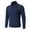 Navy, variant on Dxzfnsa Winter Half Zipper Sweaters for Men Men's Stand Up Collar Solid Color Sweater Warm Soft Casual Long Sleeve Knitted Sweaters