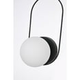 thumbnail image 4 of Elegant Lighting Silas 6 Inch Outdoor Wall Sconce In Black, 4 of 8