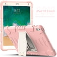 thumbnail image 3 of XYX Case for 10.5 inch iPad Air 3rd 2019/iPad Pro 10.5 inch 2017, Dual Layer Slim Heavy Shockproof Rugged Protective Cover Case with Kickstand (Cherry Pink), 3 of 7