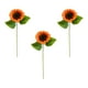 thumbnail image 3 of Ramo de girasoles artificiales de 3 piezas, flores silvestres artificiales, flores de novia para decoración de bodas, decoración artística, manualidad Naranja, 3 of 9