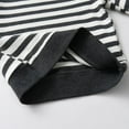 thumbnail image 6 of Toddler Baby Boy Long Sleeve Solid Stripe Pullover Sweatshirt Tops Fall Clothes Outfit Dark Gray 9-12 Months, 6 of 6