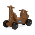 thumbnail image 4 of Careplay 2-in-1 Puppy Push & Ride-on Toy, Indoor & Outdoor Use, Earth Tone Color, Recommended for Children up to 50lbs, Made in The USA, Clay, 4 of 7