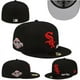 thumbnail image 3 of Chicago Blanco Sox fit Gorra No Ajustable Béisbol Completo Cerrado Hip Hop2366, 3 of 4
