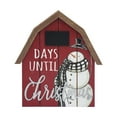 thumbnail image 5 of Parisloft Countdown to Christmas Barn Shaped Wood Tabletop Sign with Chalkboard, 5 of 12