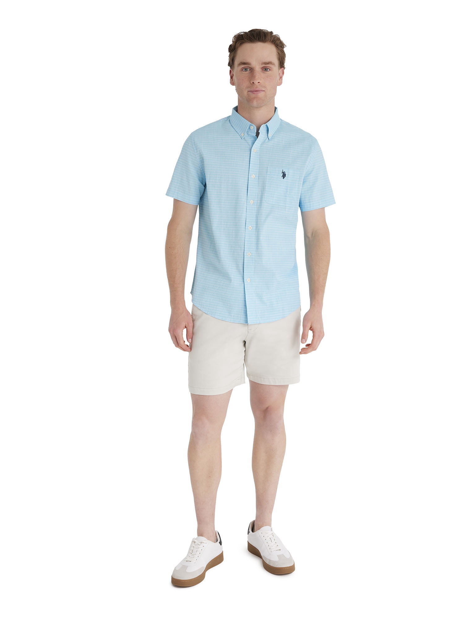 U.S. Polo Assn. Men's Short Sleeve Buttondown Shirt