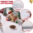thumbnail image 2 of Joyfy Christmas Snow Blanket Roll (1 Pcs) ,3x8 ft Soft Thick Artificial Snow Blanket(Cotton Fabric )for Christmas Holiday Winter Decoration, 2 of 8