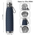 thumbnail image 3 of Modern 29oz Stainless Steel Insulated Thermos with Tea Filter, 360° Printed Travel Bottle, Leakproof BPA-Free Flask with Anti-Slip Base, 304 Inner & 201 Outer, Vacuum Cup, 3 of 6