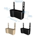 thumbnail image 2 of Speravity Portabotellas de agua para asiento trasero de coche, organizador de vasos para vehículos, caja de almacenamiento de artículos diversos para Ventana automotriz Negro Speravity VI017832-02, 2 of 6