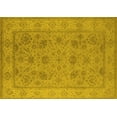 thumbnail image 1 of Ahgly Company Machine Washable Indoor Rectangle Oriental Yellow Traditional Area Rugs, 8' x 12', 1 of 1