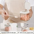 thumbnail image 3 of Glass Salt Container & Spice Storage for Kitchen Organization Transparent Seasoning Jar Set, 3 of 7