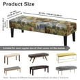 thumbnail image 3 of POLERO Wild Horse Dining Bench Covers, Stretch Cushion Covers Removable Washable Bench Slipcover, Animal Themed Rectangle Seat Protector for Dining Room, Living Room, Bedroom, Kitchen, 3 of 7