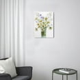 thumbnail image 3 of Artistic Flower Picture Decor: Perfect Wall Art for Bedroom or Bathroom Decoration - Canvas, Size 12x16in., 3 of 7