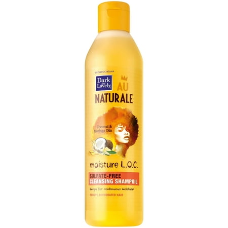 Dark and Lovely Au Naturale Moisture LOC Sulfate-Free Cleansing Shampoil 13.5 FL (Best Hair For Goddess Locs)