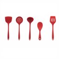 thumbnail image 1 of 5 Pcs/set Ustensiles de Cuisine Cuisson Cuisson Racleur en Silicone Ustensile de Cuisson Antiadhésif Spatule Racleur Tourneur, 1 of 8