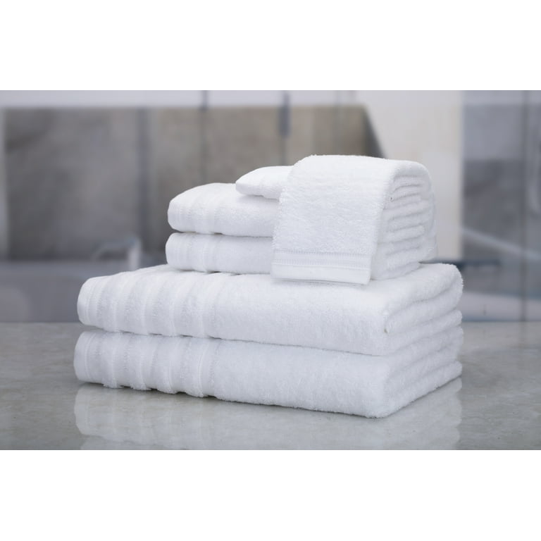 Baltic Linen Sobel Westex Pure Elegance 100-Percent Turkish Cotton 6-Piece  Luxury Towel Set - Sterling 3535586900000