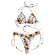 thumbnail image 1 of Traje de baño cómodo para mujer con correa de cordones con estampado de flores con estilo para mujer OAVQHLG3B Store  lin121212, 1 of 4