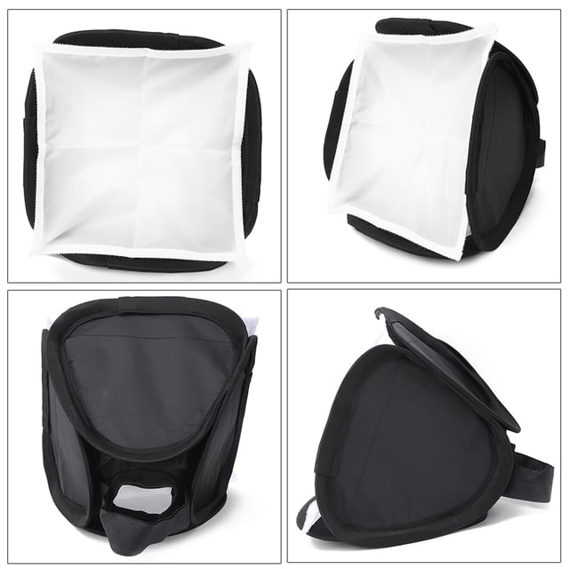 Material de Plásstico y Tela Softbox de Flash, Softbox Resistente, Alta para El Flash Superior de la Mácina