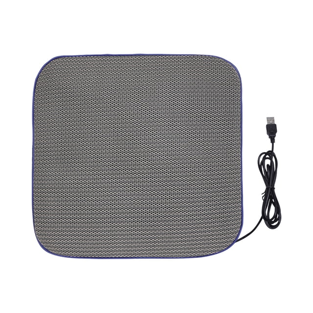 Usb To Usb Cable Summer Car Ventilation Cushion Portable USB Fan Blowing Cushion Small Square Cushion Ventilation Breathable Cold Cushion Blowing Cushion With 4 Built-in Fans Fan for Car