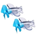 thumbnail image 2 of BUYISI 2Pcs Wind Power Generation Led Light Safe Riding for Car Motorcycle Decorations Blue, 2 of 8