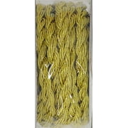 Simplicity Trim, Gold 5 mm 2 Ply Twisted Metallic Cord Trim Great for Apparel, Home Decorating, and Crafts, 3 Yards, 1 Each