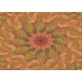 thumbnail image 1 of Ahgly Company Machine Washable Indoor Rectangle Transitional Grapefruit Red Area Rugs, 8' x 12', 1 of 7