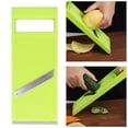 thumbnail image 4 of Máquina Para Hacer Patatas Fritas, Fácil De Limpiar, De Acero Inoxidable, Con Orificio Para Colgar, Picadora De Cocina De Mano Verde, Resistente Al óxido Para Cebollas, 4 of 7