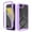 Purple, variant on K-Lion Full Body Case for iPhone 8 / iPhone 7 / iPhone SE 2022 2020, Hybrid Shockproof Rugged Case with Built-in Screen Protector Crystal Clear Back Cover 4.7 Inch,Darkblue