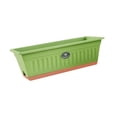 thumbnail image 3 of Almencla Flower Window Box Vegetable Planter Rectangle for Outdoor Indoor Lightweight Green, 3 of 8