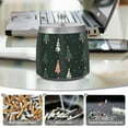 thumbnail image 6 of Yayeee Ashtray with Lid for Cigarette Smokeless Stainless Steel Home Ash Holder, Green Christmas Trees, 6 of 7