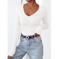 thumbnail image 3 of Camisa de Manga Larga PRETTYGARDEN para Mujer Moda Otoño 2025, 3 of 8