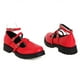 thumbnail image 5 of Zapatos de cuero para mujer Inglaterra boca baja gruesa con zapatos individuales cinturón Retro hebilla estudiante Wmkox8yii ghj2525, 5 of 7