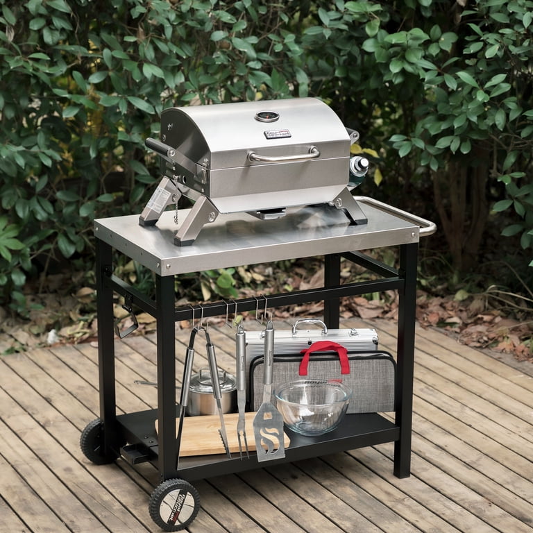 Royal Gourmet Stainless Steel Portable Grill with Folding Legs photo 8