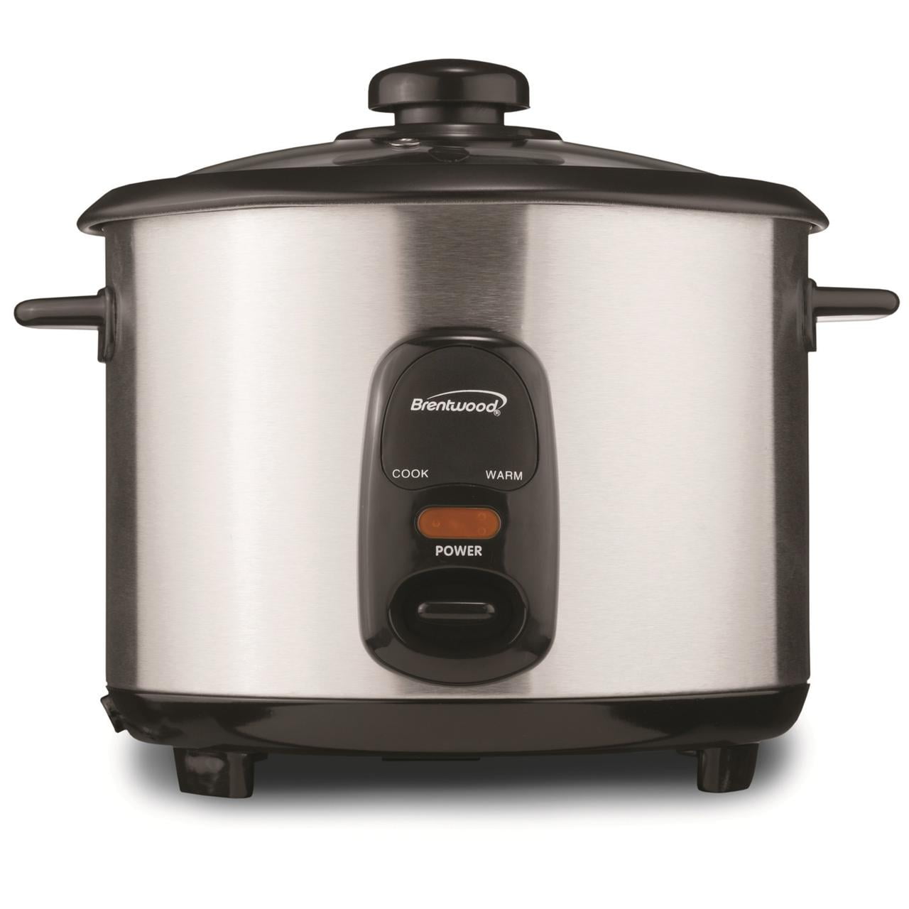Brentwood Appliances New TS-20 10-Cup Uncooked/20-Cup Cooked Rice Cooker, Stainless Steel