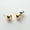 Gold, variant on 925 Sterling Solid Silver 12mm Beads Stud Earrings / Studs / Ball-Silver