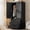 Black, variant on TROPOW Armoire Wardrobe Closet with Drawers, 69.5 in Wooden Wardrobe Cabinet with Hanging Rod, 2 Doors Clothing Storage Cabinet for Bedroom, Large Capacity Storage, Louvered Door