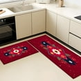 thumbnail image 5 of Kitchen Rugs Sets of 3 Non Slip Washable Kitchen Mats for Floor, Waterproof Kitchen Runner Rug, Floor Mat Carpet for Entryway, Laundry, Sink, Hallway, Bathroom, 5 of 10