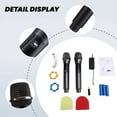 thumbnail image 5 of Wireless One-to-Two Home Microphone 6.35 Interface Professional Handheld Microphone for KTV Performance Stage Gray, 5 of 8