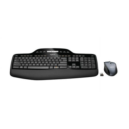 Logitech - MK710 Full-size Wireless Keyboard and Mouse Bundle for Windows with 3-Year Battery Life - Black