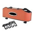 thumbnail image 2 of Caja de almacenamiento para respaldo de asiento, portavasos, accesorios para coche, caja de pañuelos para guardar y ordenar, decoración Interior, Naranja, 2 of 8