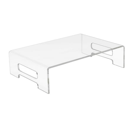 Acrylic Monitor Stand Computer Riser Storage Support Rack Screen