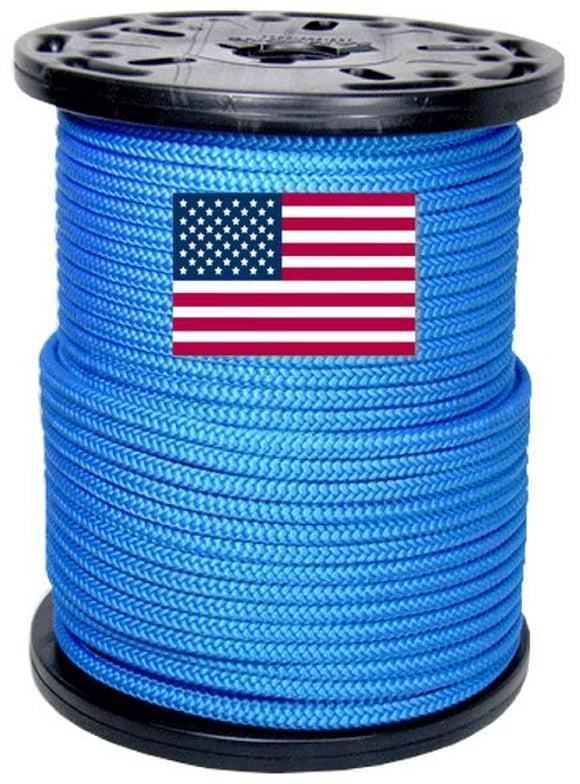 U.S. made 1/4" Synthetic Winchrope BY-THE-FOOT - 50 ft. (Splice your own winch lines!) (9,400lb MBS)