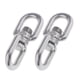 thumbnail image 5 of 2 piezas de rodamientos de bolas de acero inoxidable giratorios para silla colgante giratoria M6, 5 of 8