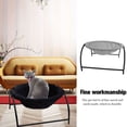 thumbnail image 3 of Billuyoard Cama de malla de Metal para mascotas, reemplazo transpirable, térmico, redondo, para dormitorio, sala de estar, Animal pequeño, Suministros para gatos Gris, 3 of 6