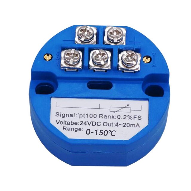 Sensor de Temperatura PT100 TWTADE Celsius Transmisor Aislado 4-20MA Grados
